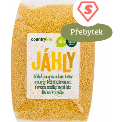 Country Life Jáhly 1 kg BIO – Zboží Mobilmania