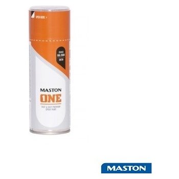 MASTON ONE SPRAYPAINT akrylátová barva ve spreji 400 ml oranžová lesklá RAL 2004