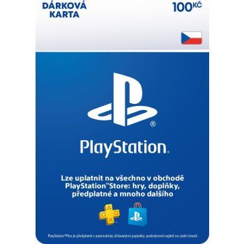 PlayStation Dárková karta 100 Kč