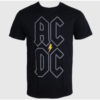 Tričko metal LIVE NATION AC-DC Stack Logo černá