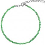 Again korálkový náramek ze smaragdu AJKNR003 – Zboží Mobilmania