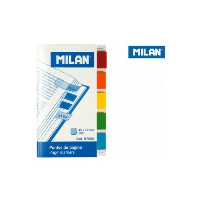 Zakładki Milan indeksujące 45x12 transparentne – Hledejceny.cz