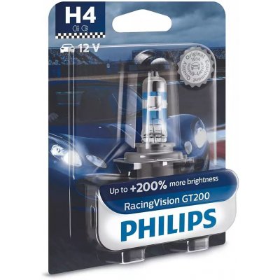 Philips Racing Vision GT200 12342RGTB1 H4 P43t-38 12V 60/55W