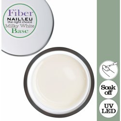 Nail1 Fiber Base Milky White sklo-vláknem 110 ml