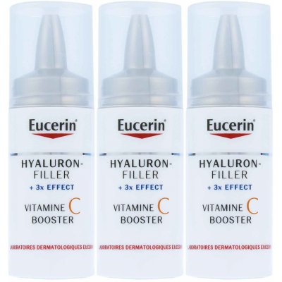 Eucerin Hyaluron-Filler + 3x Effect Vitamin C Booster 3 x 8 ml