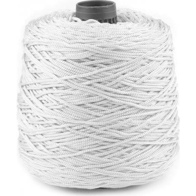Pletací příze Thay, macrame 500 g Varianta: 9 (1) bílá, Balení: 1 ks – Zboží Mobilmania