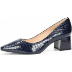 Etimeē dámské kožené lodičky tmavomodré – Zboží Dáma