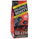 Grill Dřevěné brikety 2,5 kg – HobbyKompas.cz