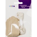 Visačky Heyda Kraft 3 x 10 ks provázek – Sleviste.cz