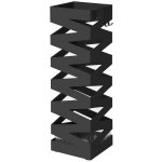 SONGMICS Kovový stojan na deštníky 15.5x15.5x49cm černá – Zboží Dáma
