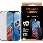 PanzerGlass Privacy Apple iPhone 17/16 Pro s instalačním rámečkem PG93414 – Zboží Mobilmania