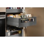 K-Blum Merivobox zásuvka E boxcap 500 mm/70kg tmavě šedá OG vnitřní reling – Zboží Mobilmania