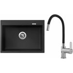Sinks G9726 Set MAXIMO 680 Pureblack + FLEXIA lesklá/černá – Zboží Dáma