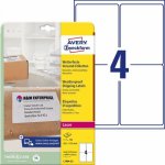 Avery Zweckform L7994-25 Odolné etikety na zásilky 99,1x139mm 100ks bílé – Hledejceny.cz
