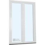 Kömmerling balkonové dveře 70 AD O+OS klapačka levé bílá 120 x 220 cm oboustranná klika + FAB + hliníkový práh – Hledejceny.cz