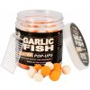 Návnada a nástraha Starbaits Boilies Fluo Plovoucí Garlic Fish 80g 14mm