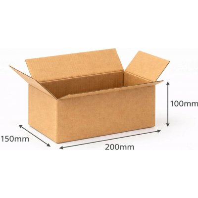 Era-pack Krabice papírová klopová - 3VVL 200 x 150 x 100 mm - 3VVL – Zboží Živě