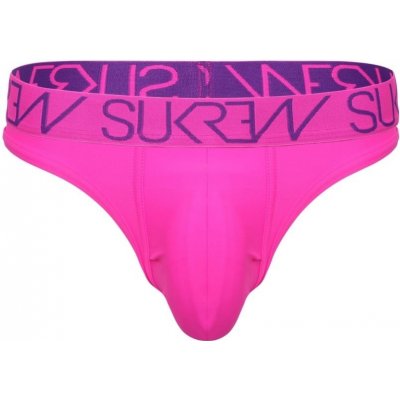 Sukrew Pánská tanga Classic Thong Shocking Pink růžová pánská tanga – Zboží Dáma