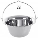 Lux LK-22 Nerezový kotlík na guláš Klasik 22l – Zboží Dáma Lux LK-22 Nerezový kotlík na guláš Klasik 22l – Zboží Dáma