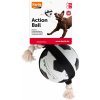 Hračka pro psa Karlie-Flamingo - Action Ball fotbalový míč s provazy 19 cm