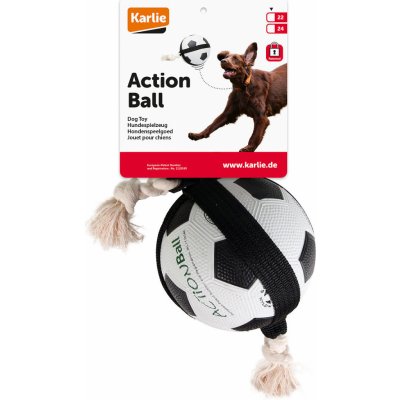KARLIE - Action Ball fotbalový míč s provazy 19 cm
