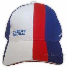 Fan cap CZECH pruhovaná