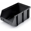 Úložný box Prosperplast Plastový úložný box Click Box černý 36 cm