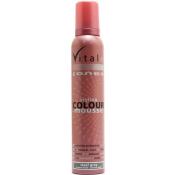 Vitale Exclusively barvící pěnové tužidlo Steel Grey ocelově šedá 200 ml