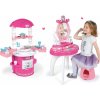 Smoby Set kosmetický stolek se židličkou Hello Kitty s kuchyňkou