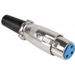 CABLETECH XLR konektor (Canon) zásuvka, kov