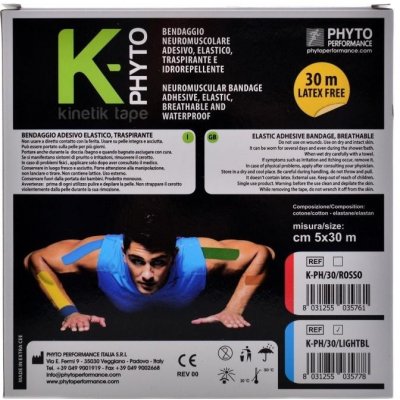 Bio Sport K-phyto kinetik Tape světle modrá 5cm x 30m
