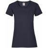 Dámská Trička Fruit of the Loom Ladies Valueweight T dark navy