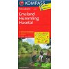 Mapa a průvodce cyklomapa Emsland Hummling,Hasetal 1:70 t. laminovaná