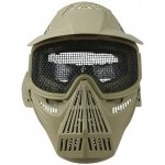 Maska Kombat celoobličejová s mřížkou coyote – Zboží Dáma