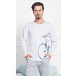 Velké kolo pyžamo dlouhé šedé – Zboží Dáma