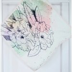 hedvábný šátek Akvarel v dárkovém balení – Zboží Dáma