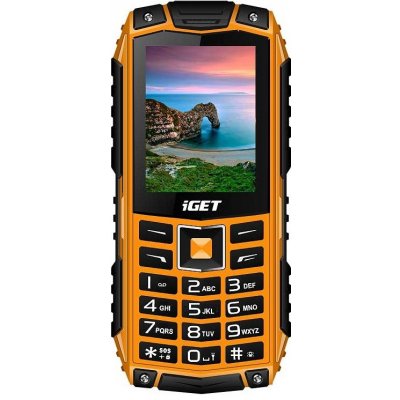 Pouzdro iGET Defender D10, Dual SIM, Orange – Zboží Mobilmania