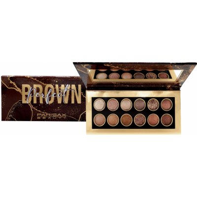 ParisAx Paletka 12 očních stínů Brown – Zboží Mobilmania