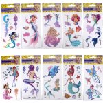 Tetovací obtisky mořské panny + víly 24x9,5 cm – Zboží Dáma