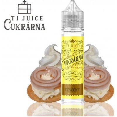 Ti Juice Cukrárna Shake & Vape Věnečky 15 ml – Hledejceny.cz