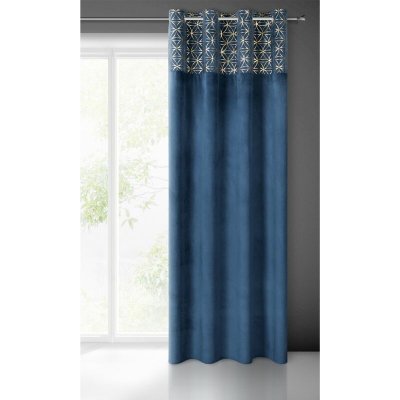 HOTOVÝ ZÁVĚS VAVRÍN 140X250 CM MODRÁ NÁMOŘNÍCKA – Hledejceny.cz