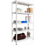 Regál Kovovna 130 kg 1800 x 900 x 400 mm 5 polic – Sleviste.cz
