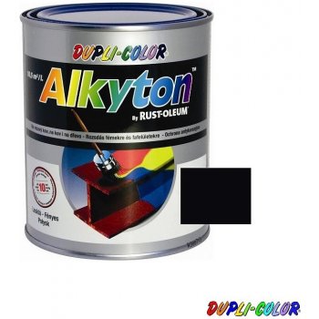 Alkyton hladký polomat RAL 9005 0,75 l černá