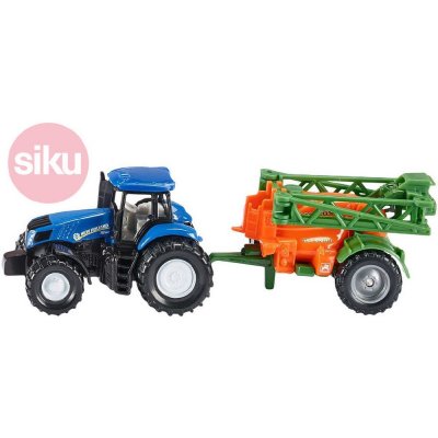 Siku Traktor s přívěsem na rozprašování hnojiva 1:87