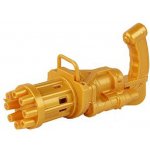 Bublifuková pistole Bubble Gun zlatá – Zboží Dáma