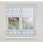 Dekorační vitrážová žakárová záclona AMBAR 60 bílá 300x60 cm (cena za vrchní díl) MyBestHome – Hledejceny.cz