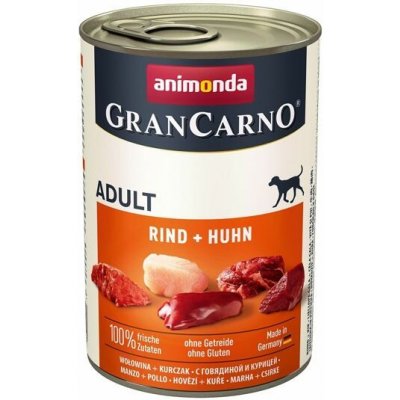 Animonda Gran Carno Adult hovězí & Kuře 12 x 400 g – Zboží Mobilmania