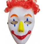 Maska na Halloween klaun : červená