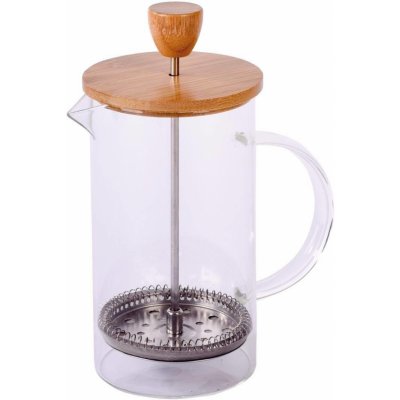 "Nádoba na přípravu káva/čaj ""Bamboo Press"", 600 ml, hnědá"