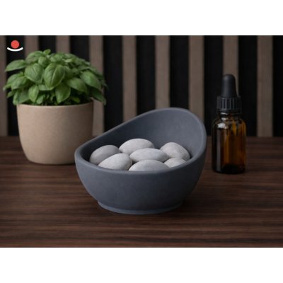 Aromakameny Tmavá Mizu Aroma kamínky šedé 1 ks – Zboží Dáma